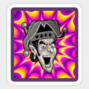 Psychedelic JESTER Sticker